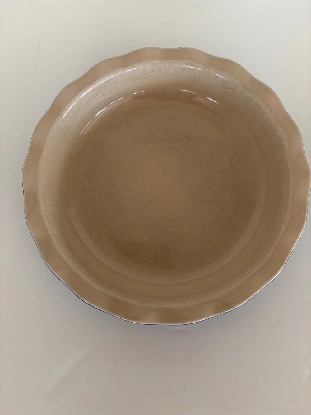 Olive & Thyme Stoneware Fluted Edge Pie Plate/Dish